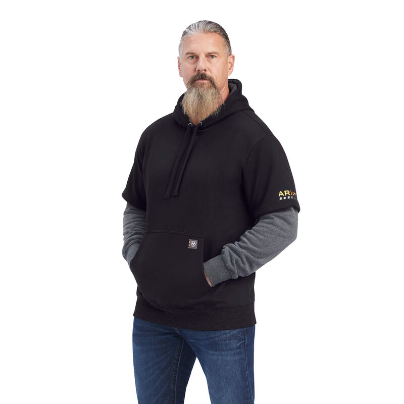 Ariat Hoodie Herren - Rebar Workman Dually Schwarz ( VLGXW-7380 )
